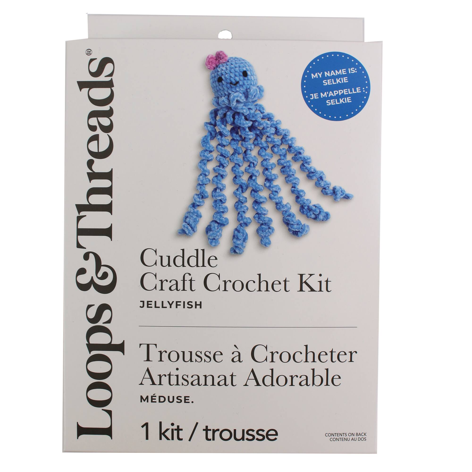 Jellyfish Intermediate Cuddle Craft Crochet Kit by Loops & Threads®